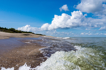 海海岸波的波罗的海海废弃的海滨<strong>潮汐</strong>和风暴海海海岸<strong>潮汐</strong>和风暴海波的波罗的海海废弃的海滨