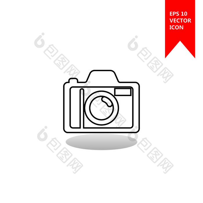 相机向量图标的标志相机的象征相机