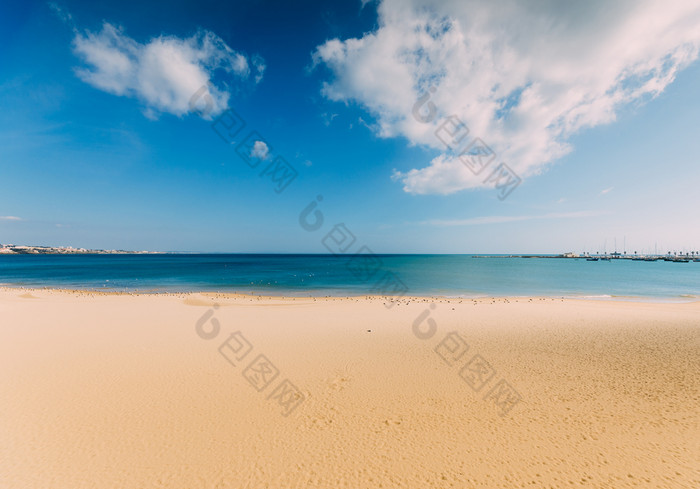 空海和海滩背景与复制空间捕获管理葡萄牙空海和海滩背景与复制空间天堂幸福主题