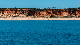 边缘海滩albufeira阿尔加夫地区葡萄牙