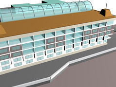 体系结构项目模型vizualization建筑