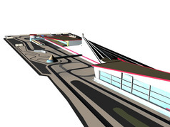 体系结构项目模型vizualization建筑