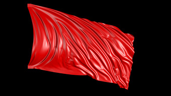呈现红色的织物的织物发展<strong>顺利</strong>的风风波传播通过的织物