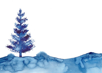 水彩风格圣诞节松树和雪孤立的插图圣诞节新一年壁麓横幅蓝色的颜色刷绘画圣诞节冷杉插<strong>图纸</strong>画云杉水彩风格圣诞节松树和雪孤立的插图圣诞节新一年壁麓横幅蓝色的颜色刷绘画圣诞节冷杉插<strong>图纸</strong>画云杉