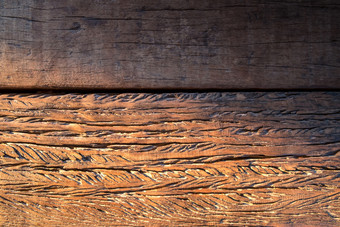 木纹理背景表面的老棕色（的）木纹理