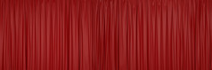 红色的剧院窗帘背景呈现