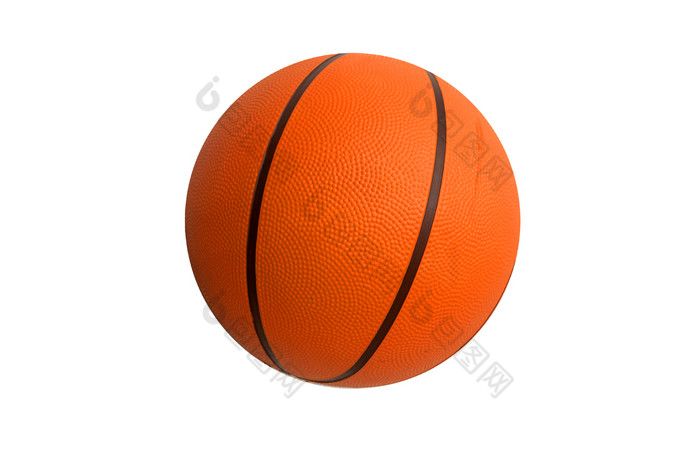 篮球白色背景体育运动篮球
