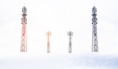 电话和互联网传输塔