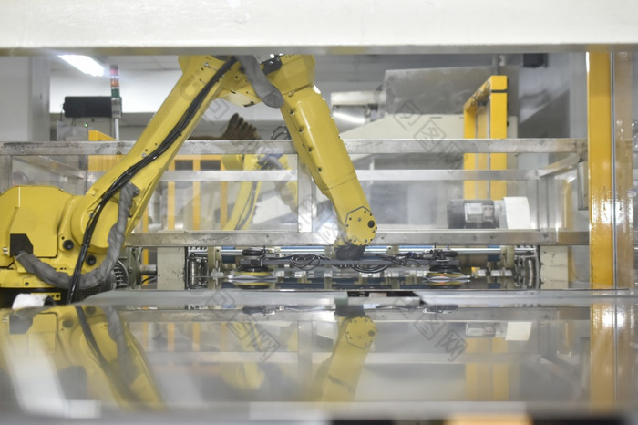 机机器人汽车工作工厂工业