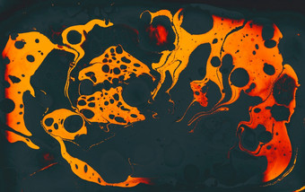 流体艺术大理石花纹油漆变形背景独特的艺术插图液体大理石花纹纹理