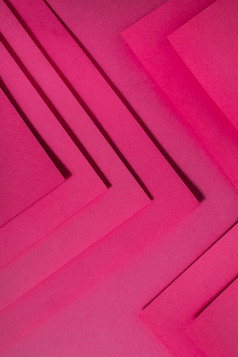 粉红色的纸材料设计几何单色的形状壁纸设计背景