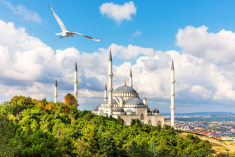 美丽的camlica<strong>清真寺</strong>一边视图伊斯坦布尔火鸡美丽的camlica<strong>清真寺</strong>一边视图伊斯坦布尔火鸡