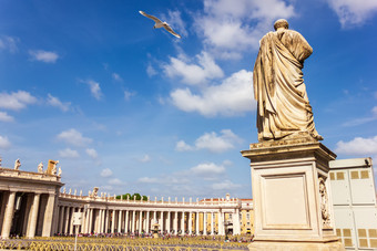 彼得rsquo广场和纪念碑教皇庇护的梵蒂冈城市罗马意大利彼得rsquo广场和纪念碑教皇庇护的梵蒂冈城市罗马意大利