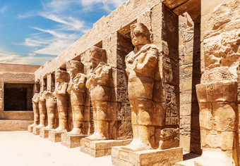 美丽的寺庙阿蒙卡纳克寺庙卢克索埃及伟大的寺庙阿蒙卡纳克寺庙卢克索埃及