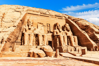 的伟大的寺庙Ramesses阿布简单阿斯旺埃及的伟大的寺庙Ramesses阿布简单阿斯旺埃及