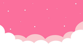 摘要卡哇伊很酷的色彩斑斓的天空粉红色的背景软梯度柔和的卡通图形概念为孩子们和幼儿园演讲