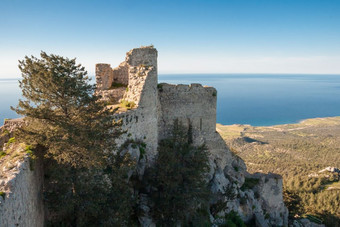 kantara<strong>塞浦路斯</strong>4月照片的城堡kantara的最东部的城堡的三个pentadaktylos山范围城堡的阿莫霍斯托斯区<strong>塞浦路斯</strong>建命令这两个的北部海岸和的mesaoria平原和控制的入口的鲤鱼半岛就