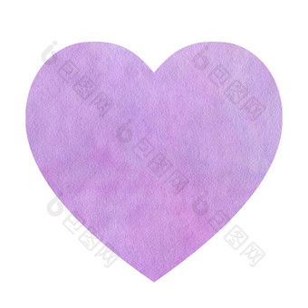 心形状的水彩淡紫色模式精致的春天紫色的背景与纸纹理为婚礼邀请和设计为情人节rsquo一天心形状的水彩淡紫色模式