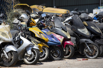 取消了和无法使用摩托车是出售修复材料