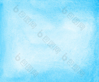 蓝色的水彩背景天空水彩画绘画软变形湿白色纸背景摘要蓝色的水彩插图横幅壁纸摘要光蓝色的水彩背景