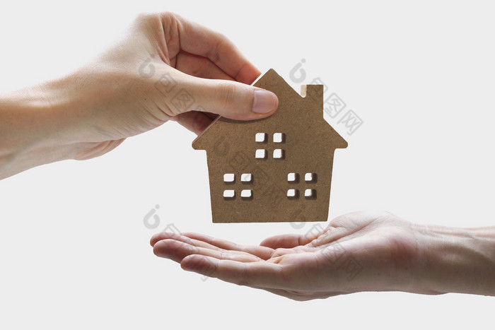手持有模型房子抵押贷款贷款财产为概念与复制空间