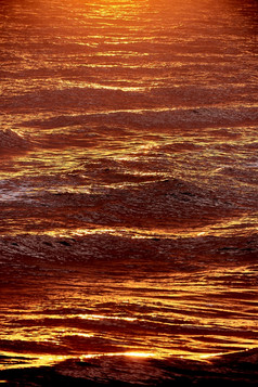 日落波罗的海海充满活力的风景