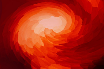 摘要红色的多边形火焰背景凤凰城不断上升的从灰烬摘要艺术涡分形火