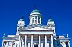 大教堂赫尔辛基细节的著名的大教堂赫尔辛基