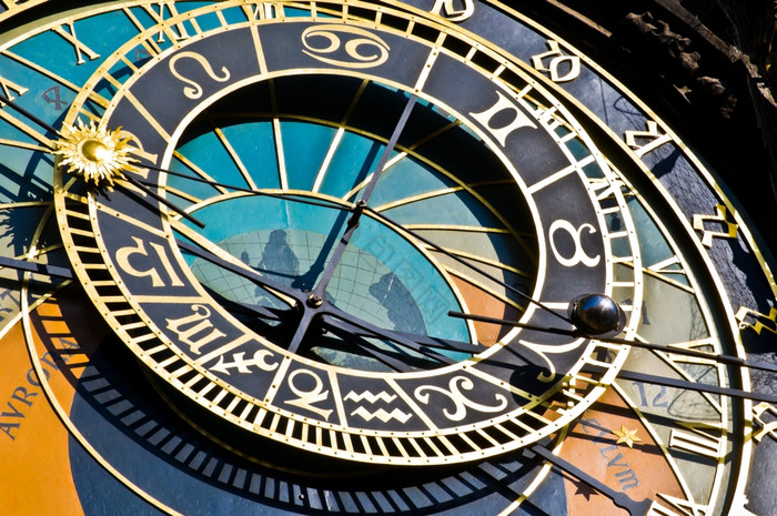 天文时钟细节的天文时钟布拉格图片