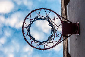 篮球希望视图老篮球希望从下面