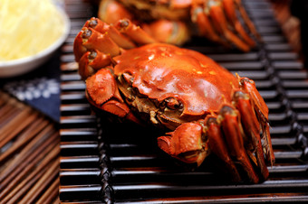 烤混合海鲜集你们龙虾平静下来鱼蓝色的clabs和大虾