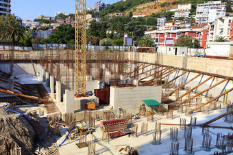 建设网站为装备的基金会现代建筑的概念城市规划布德瓦黑山共和国建设网站为的equip的基金会现代建筑