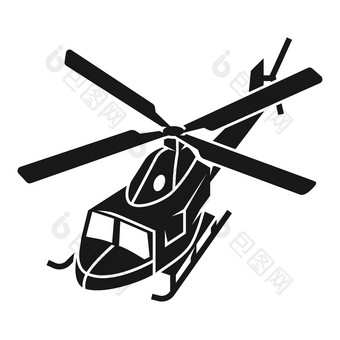 军事直升机前视图图标<strong>简单的</strong>插图军事直升机前视图向量图标为网络设计孤立<strong>的</strong>白色背景军事直升机前视图图标<strong>简单的风格</strong>