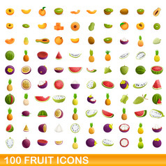 水果图标集卡通集水果向量图标为网络孤立的白色背景水果图标集卡通风格