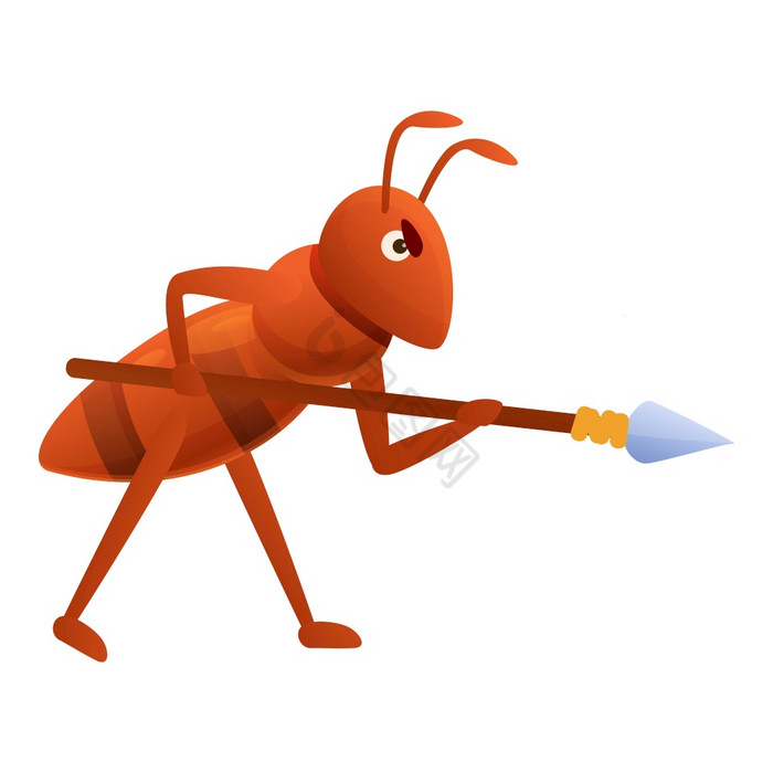 蚂蚁战士图标蚂蚁战士向量图标为网络孤立的图片