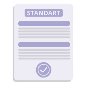 认证标准图标认证标准向量图标为网络孤立的认证标准图标