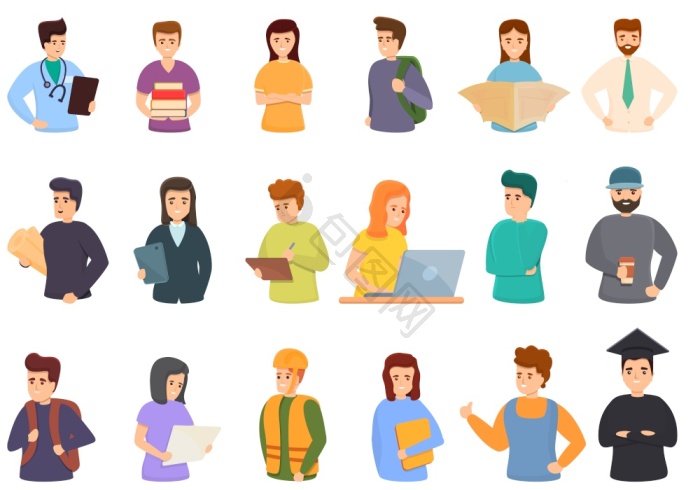 学生图标-学生图标设计图片-包图网