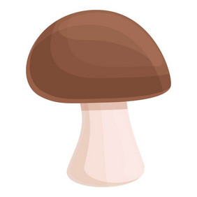营养蘑菇图标营养蘑菇向量图标为网络孤立的营养蘑菇图标