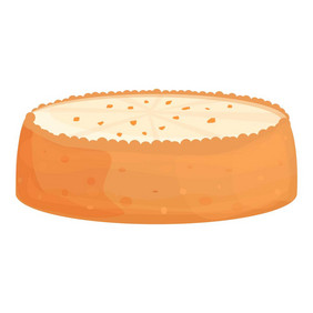 芝士蛋糕图标向量奶酪蛋糕片一块芝士蛋