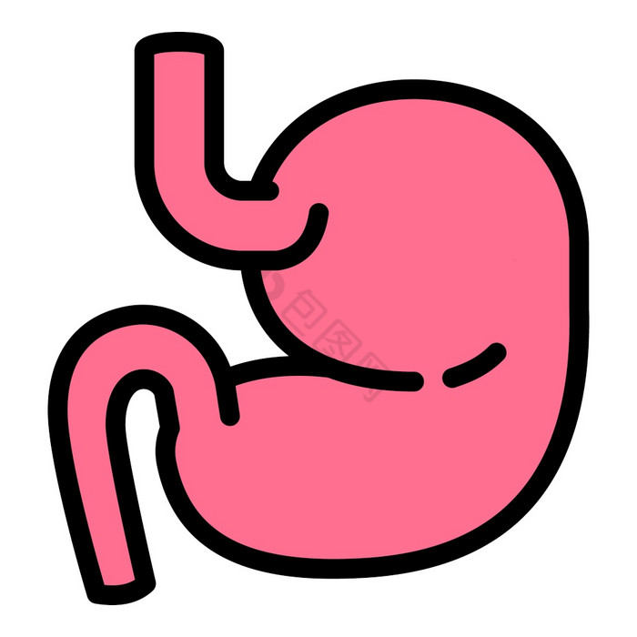 胃捐赠图标大纲向量人类捐赠生活医学胃捐赠图片
