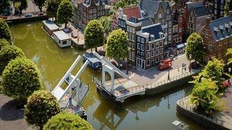 微型荷兰街阿姆斯特丹Madurodam的荷兰微型荷兰街阿姆斯特丹