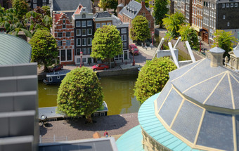 微型荷兰街阿姆斯特丹Madurodam的荷兰微型荷兰街阿姆斯特丹