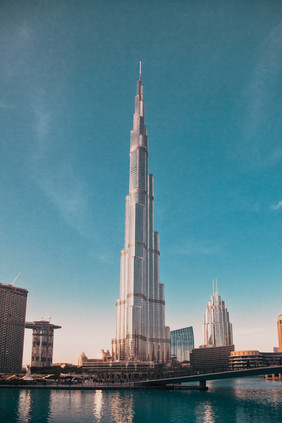 迪拜阿联酋月迪拜塔哈利法塔世界最高的塔市