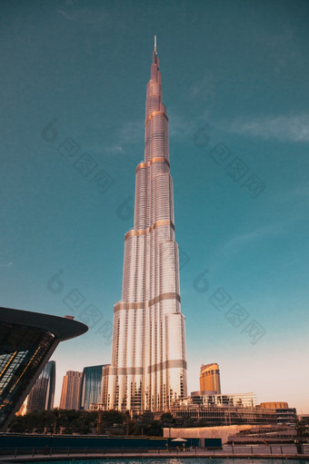 迪拜阿联酋2月迪拜塔哈利法塔世界rsquo最高的塔市中心迪拜塔迪拜