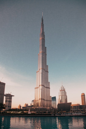 迪拜阿联酋月迪拜塔哈利法塔世界最高的塔市