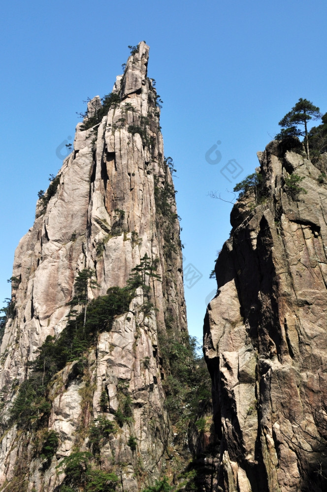 的著名的黄山山东中国