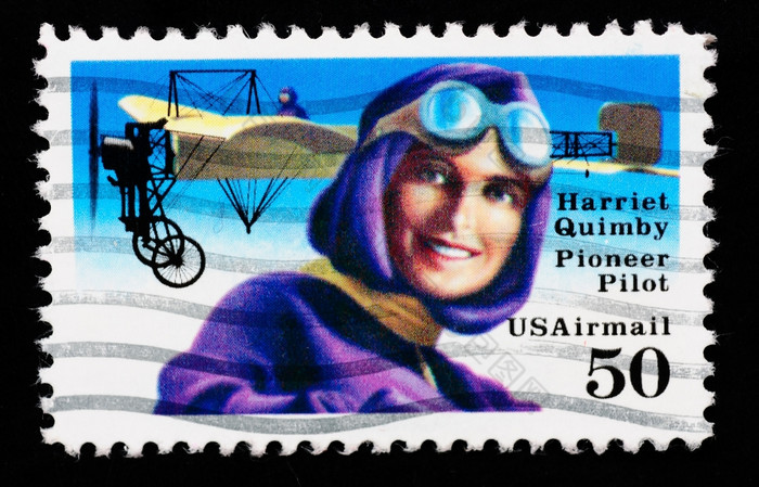 美国约邮票印刷美国显示哈丽特Quimbly美国先锋飞行员约