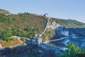 <strong>中国北京中国</strong>墙日落历史