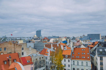 城市里加拉脱维亚共和国老城市中心和历史体系结构旅行照片10月