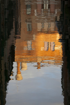 美丽的视图典型的运河威尼斯